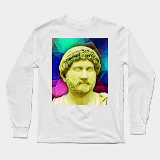 Arrian Colourful Portrait | Arrian Artwork 7 Long Sleeve T-Shirt